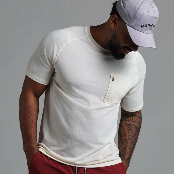 Municipal Sport Utility Gear - Daybreak T-Shirt, Men’s Small, New, Natural/Beige - Picture 6 of 9